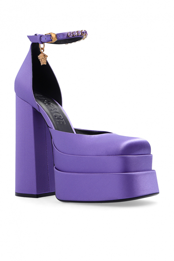 versace medusa aevitas platform heels